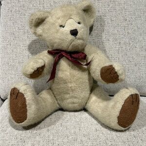 Boyd’s bear Classic Cream Teddy Bear with Brown Accents